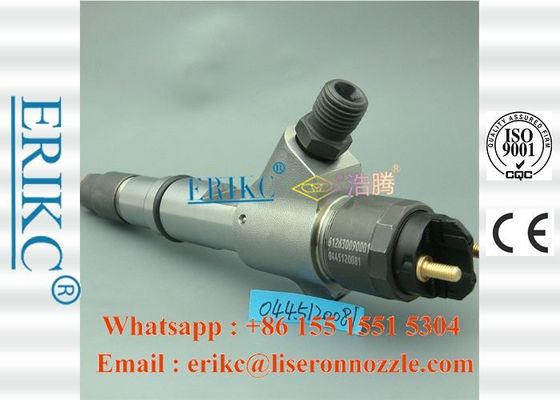 ERIKC For BOS injector 0445120081 auto diesel Engine part  0 445 120 081 Fuel truck  rail injector 00986AD1001 for FAW