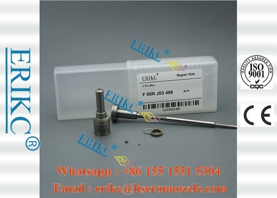 ERIKC F00RJ03488 Common Rail injector parts F 00R J03 488 , nozzle DLLA149P1724 repair kit F00R J03 488 for 0445120130