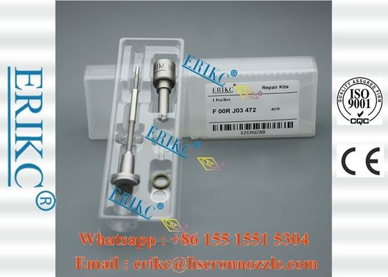 ERIKC For BOS DLLA152P1690 nozzle F 00R J03 472 ( F00RJ03472 ) Common Rail Injector overhaul repair Kits for 0445120083