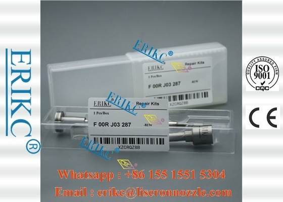 ERIKC F00RJ03287 nozzle DLLA145P1655 injection parts F 00R J03 287 fuel injector repair kit F00R J03 287 for 0445120391