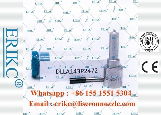 ERIKC DLLA 143P2472 injector common rail nozzle DLLA 143 P2472 , 0433172472 jet nozzle assy DLLA 143P 2472for 0445110672