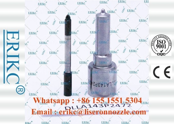 ERIKC DLLA 143P2472 injector common rail nozzle DLLA 143 P2472 , 0433172472 jet nozzle assy DLLA 143P 2472for 0445110672