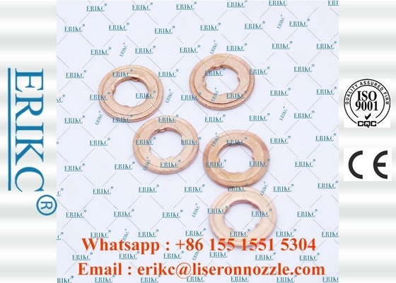 ERIKC 9001-850A diesel nozzle 2mm copper washer 9001850A delphi injector spray copper shim 9001 850A