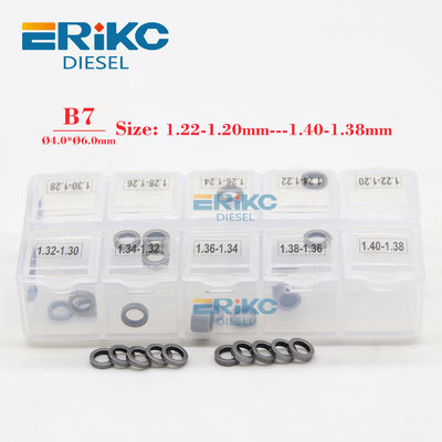 Piezo B7 Fuel Injector Gasket Washer Copper B7 G4 Series Diesel Common Rail Injector Nozzle Adjusting Copper Washer Seal Ring Gaskets B7 1.20-1.40mm 1.00-1.20mm