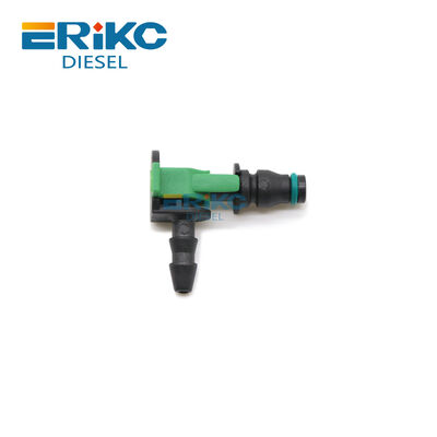 Injector Leak Off Connector Small Size Diesel Injector Return Pipe for Siemens Plastic Green/Black Color 5pcs for Ford Transit