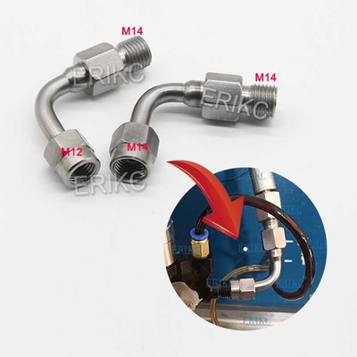 Common Rail Test Bench Pipe Conversion Connector E1024130 Diesel Injector Pump Connect Joint To The Common Rail Tube