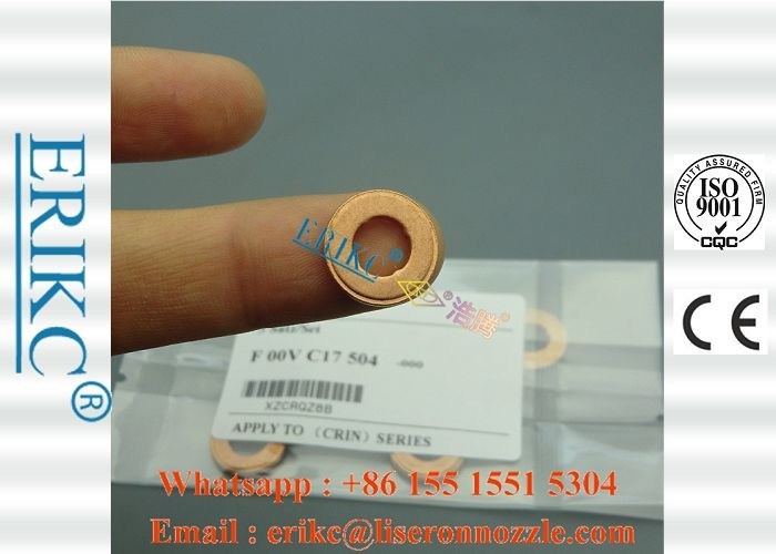 ERIKC F00VC17504 For BOS injector copper gasket washer F 00V C17 504 brass pressure washer shim F00V C17 504