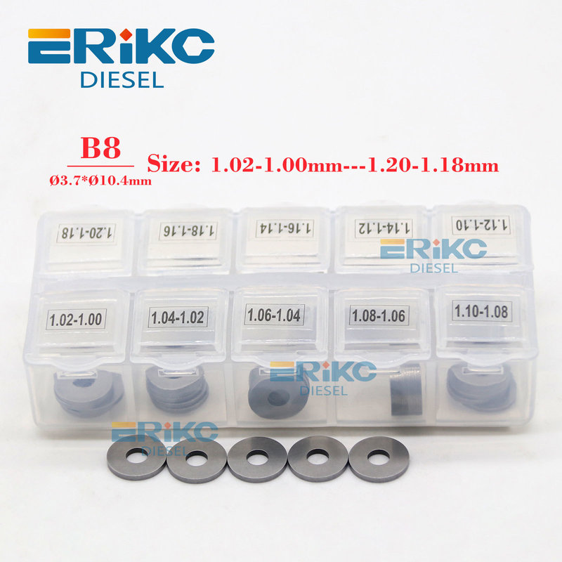 B8 Piezo Diesel Injector Washer Copper Seal Assortment Set G4 Series Common Rail Injector Repair Kits 1.20-1.40mm 1.00-1.20mm