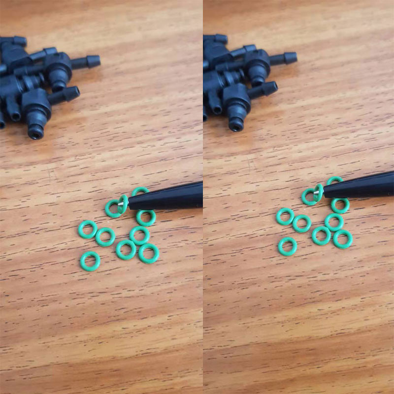 Return Oil Backflow T and L Type Sealing Rings E1024069 Return Oil Backflow Pipe Connector O-ring For For BOS/Denso