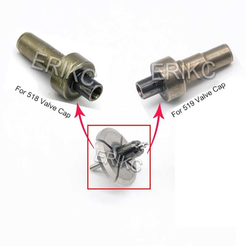 ERIKC F00VC01502 F00VC01517 Common Rail Injector Valve Cap 518 Valve Head 519 For For BOS 0445110511 / 522 / 429 / 369