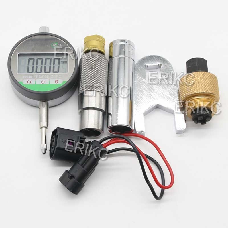 ERIKC Diesel Injector lift measurement tool E1023613 injector disassemble removal tool For Siem